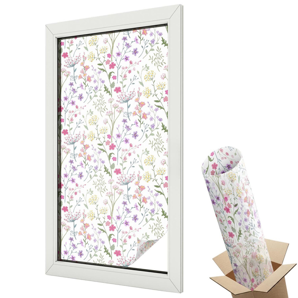 Okenná fólia Kvitnúca lúka