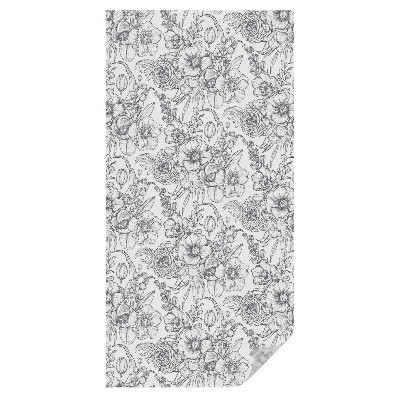 Mliečna fólia na sklo Floristická elegancia