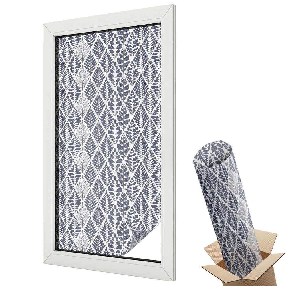 Okenná fólia Vzorované listy