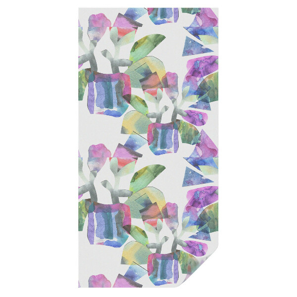 Fólia na sklo dverí Farebná abstrakcia