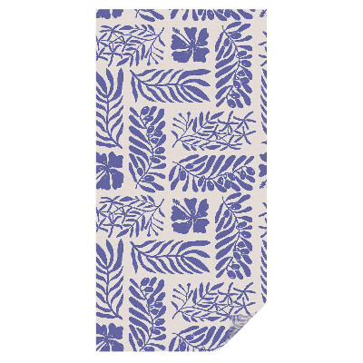 Matná fólia na sklo Rastlinné vzory