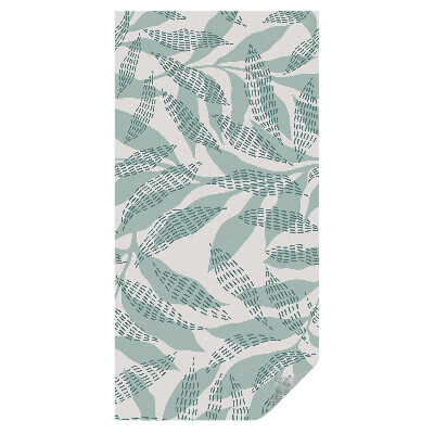 Fólia na sklo dverí Zelené listy