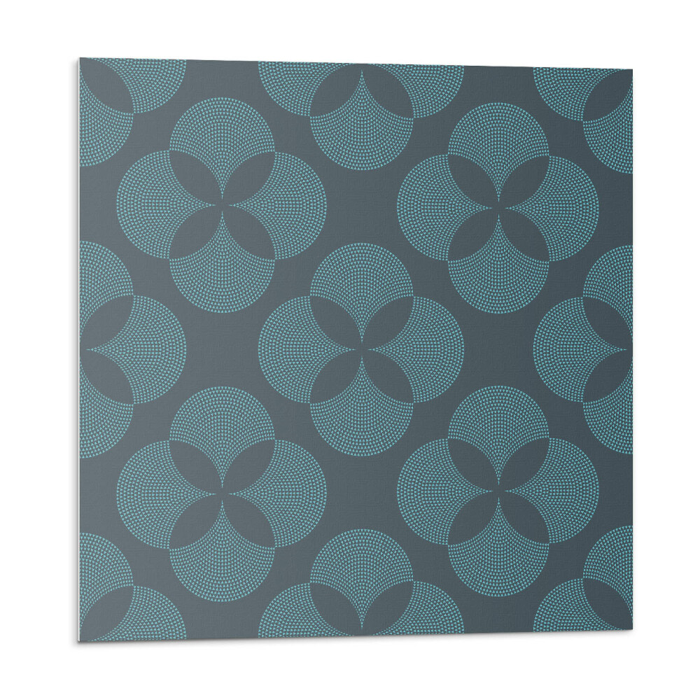 Pvc obklady Kvetinový vzor s kruhmi