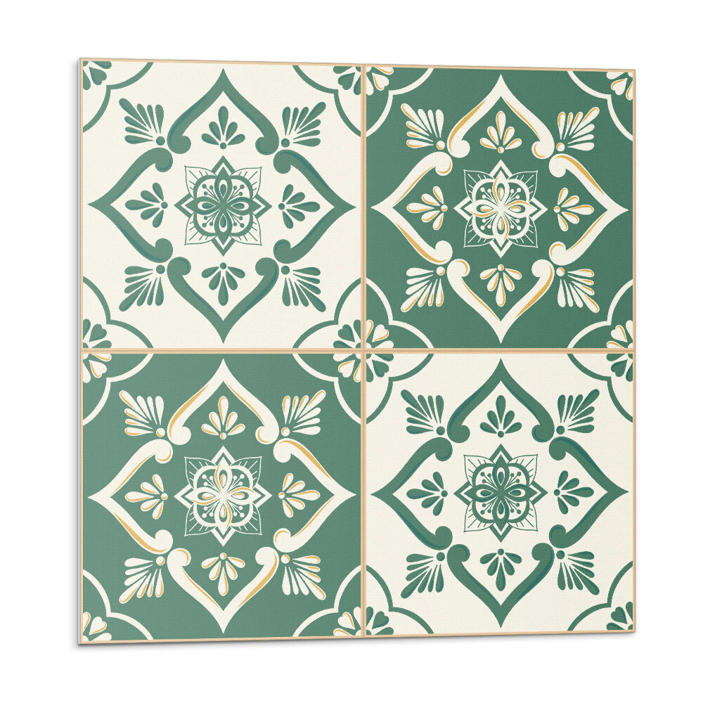 Samolepiace pvc obklady Kvetinové vzory na dlaždiciach