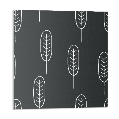 Pvc obklady Vzor s listami na pozadí