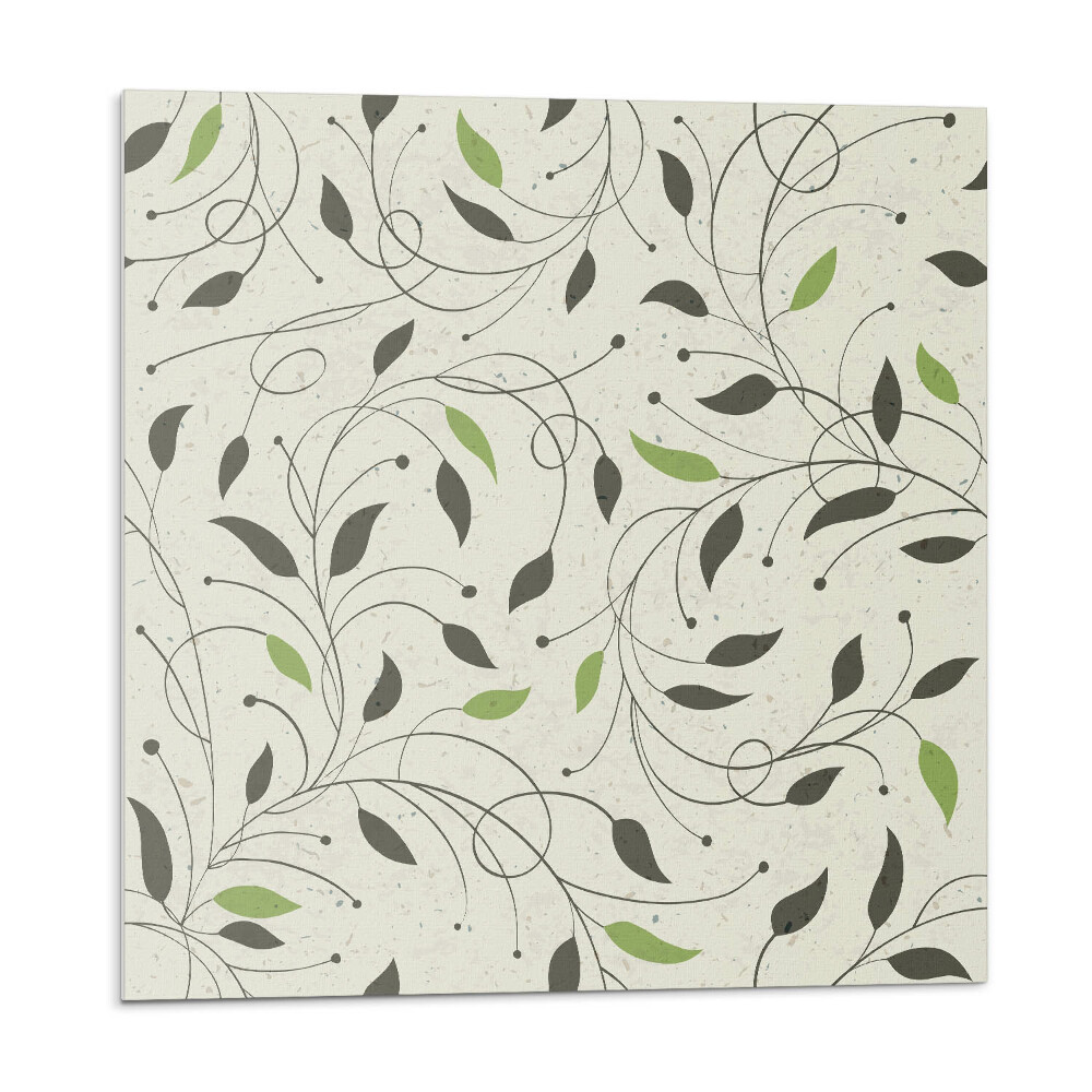 Samolepiace pvc obklady Vzor s listami a vetvičkami