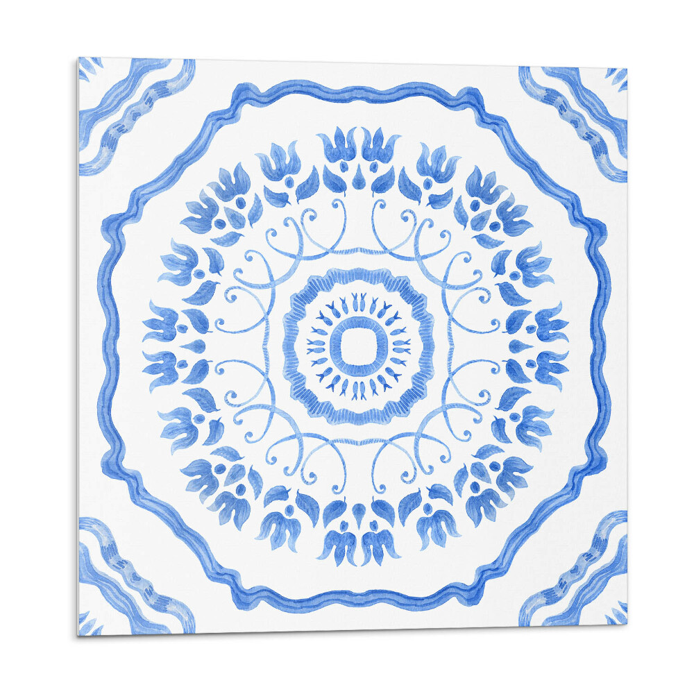 Pvc obklady Kvetinový motív v kruhu