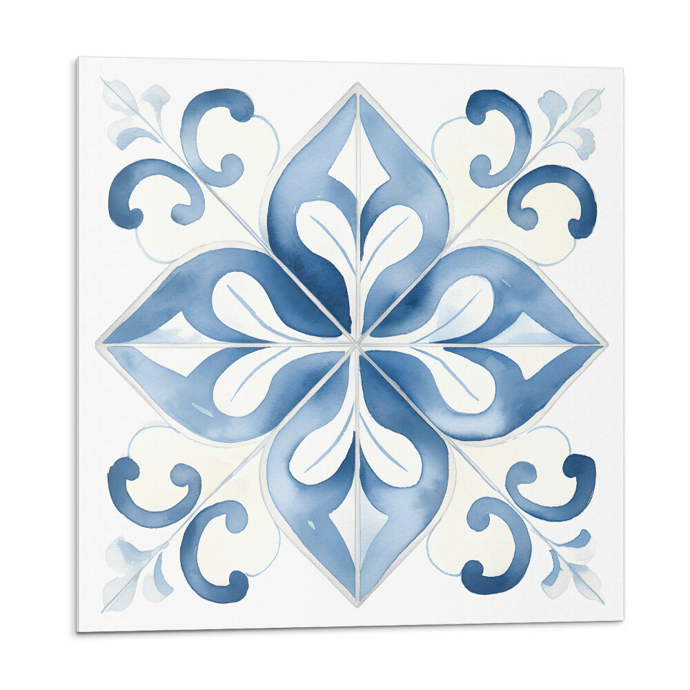 Pvc obklady Kvetinový vzor na dlaždiciach