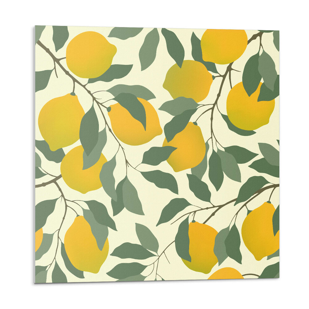 Samolepiace pvc obklady Citrónový botanický vzor