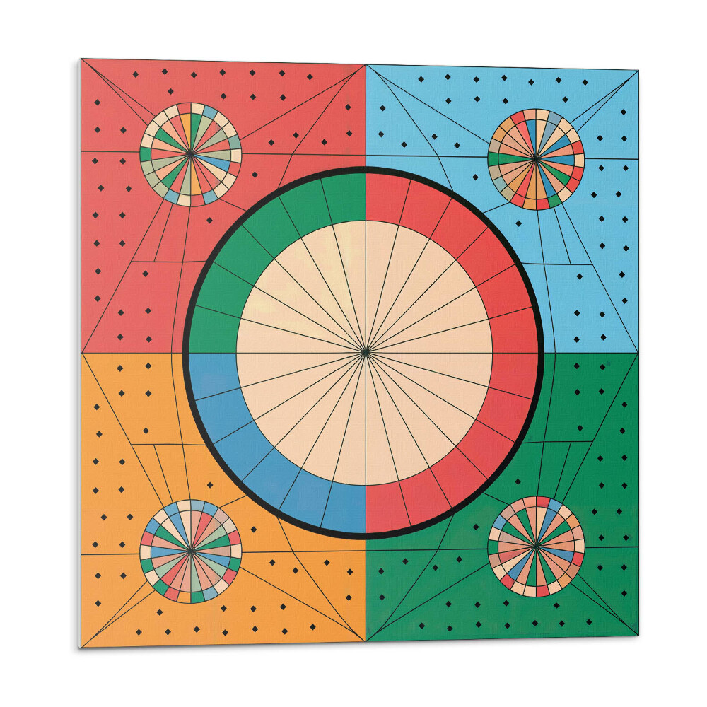 Pvc obklady Geometrický vzor s kruhmi