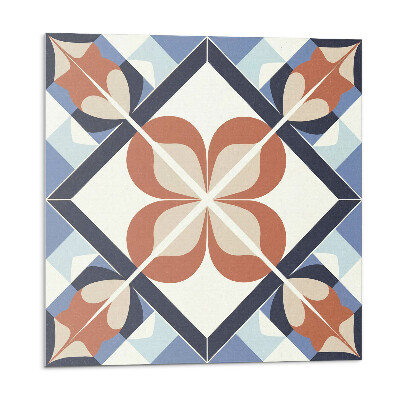 Samolepiace pvc obklady Symetrický kvetinový vzor