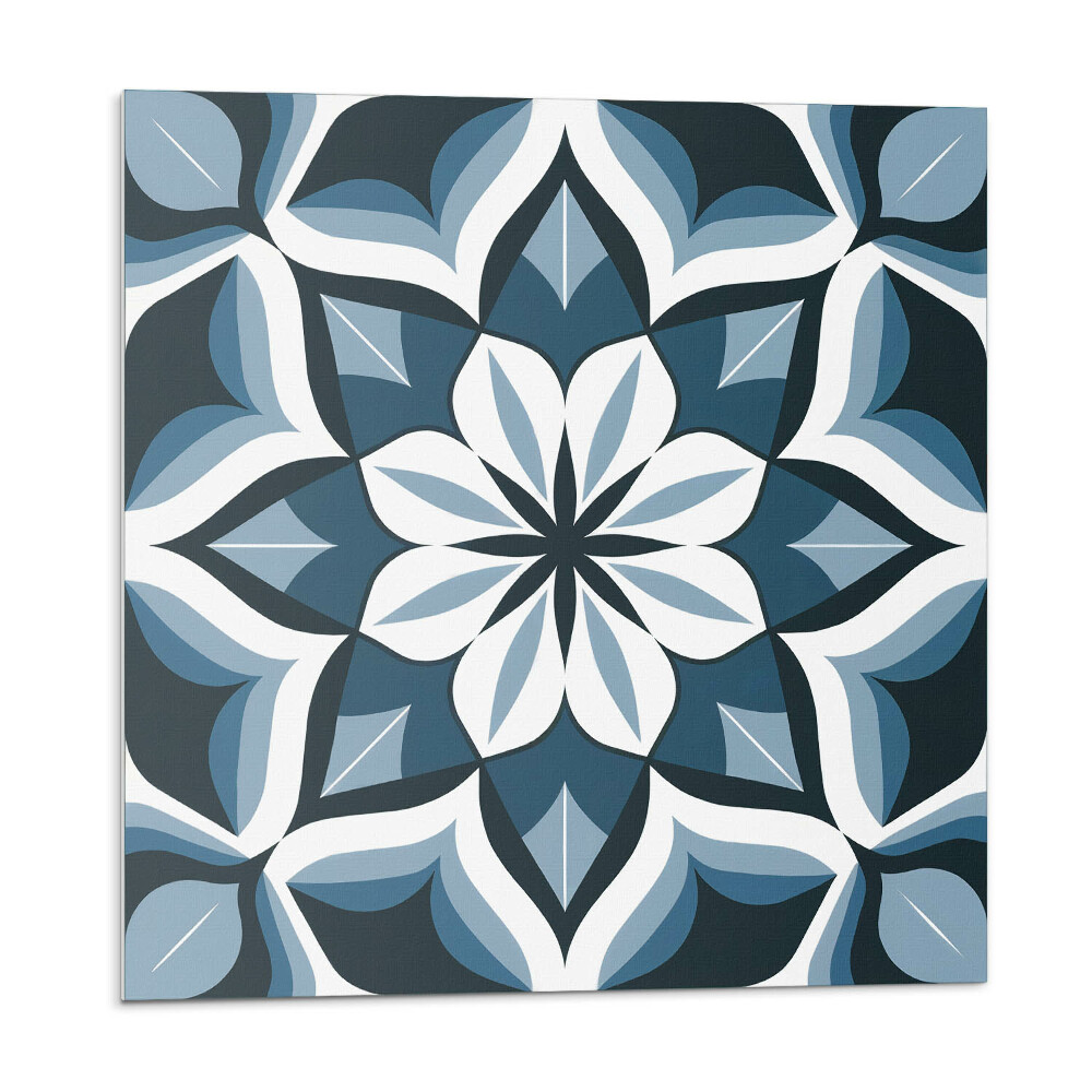 Samolepiace pvc obklady Kvetinový motív v symetrii