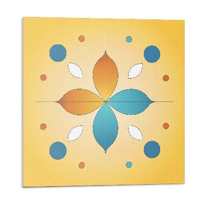 Samolepiace pvc obklady Geometrický kvetinový vzor