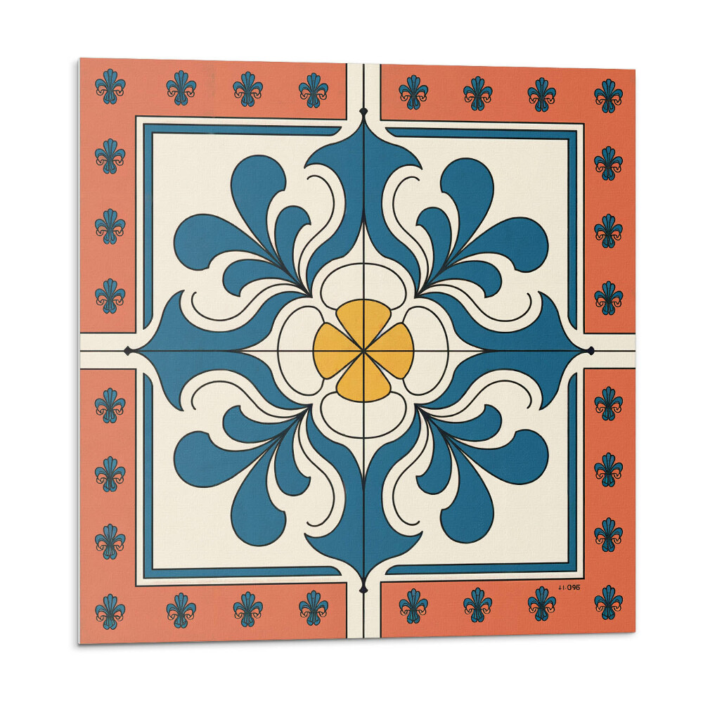 Pvc obklady Ľudový vzor s kvetmi