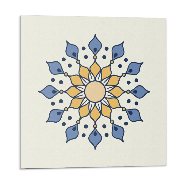 Samolepiace pvc obklady Mandala s kvetinovými vzormi