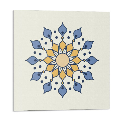 Samolepiace pvc obklady Mandala s kvetinovými vzormi