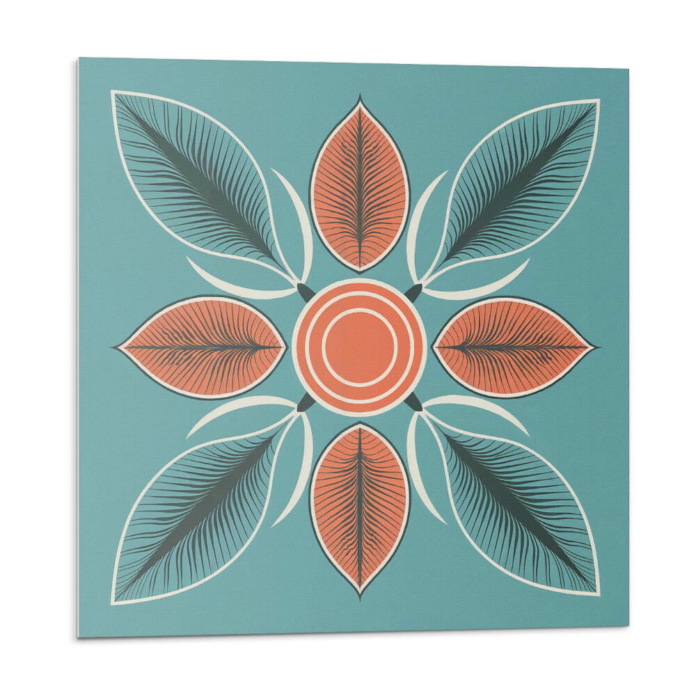 Pvc obklady Kvetinový vzor s listami