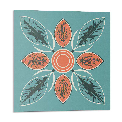 Pvc obklady Kvetinový vzor s listami