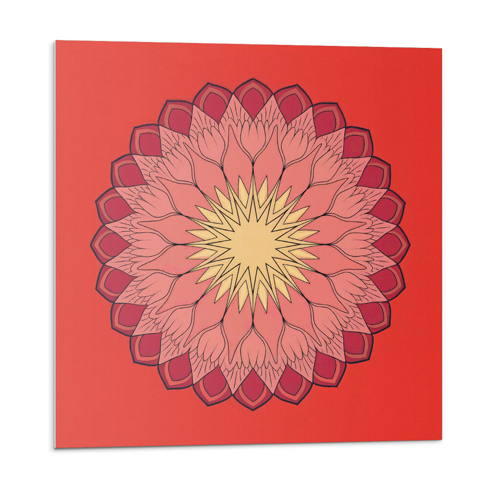 Samolepiace pvc obklady Kvetinový vzor mandaly