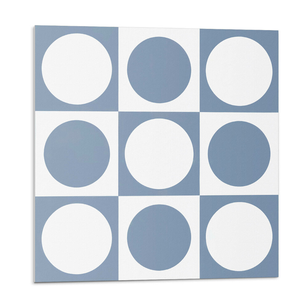 Samolepiace pvc obklady Geometrické kruhy v mriežke