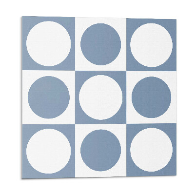 Samolepiace pvc obklady Geometrické kruhy v mriežke