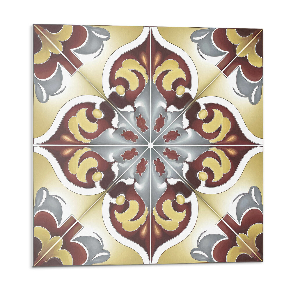 Pvc obklady Ozdobný vzor s kvetinovým motívom