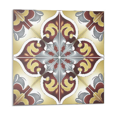 Pvc obklady Ozdobný vzor s kvetinovým motívom