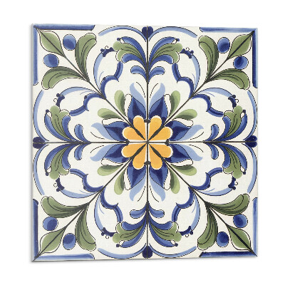 Samolepiace pvc obklady Keramický kvetinový vzor