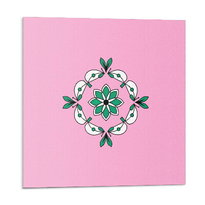 Pvc obklady Kvetinový vzor s listami