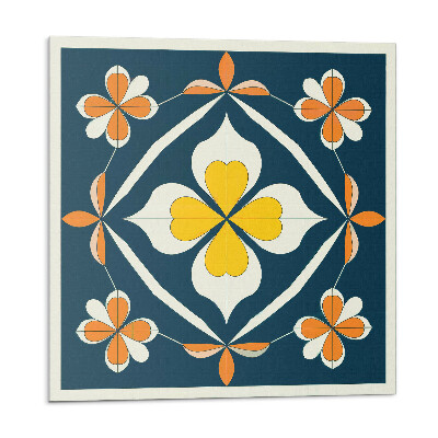 Samolepiace pvc obklady Kvetinový vzor so symetriou