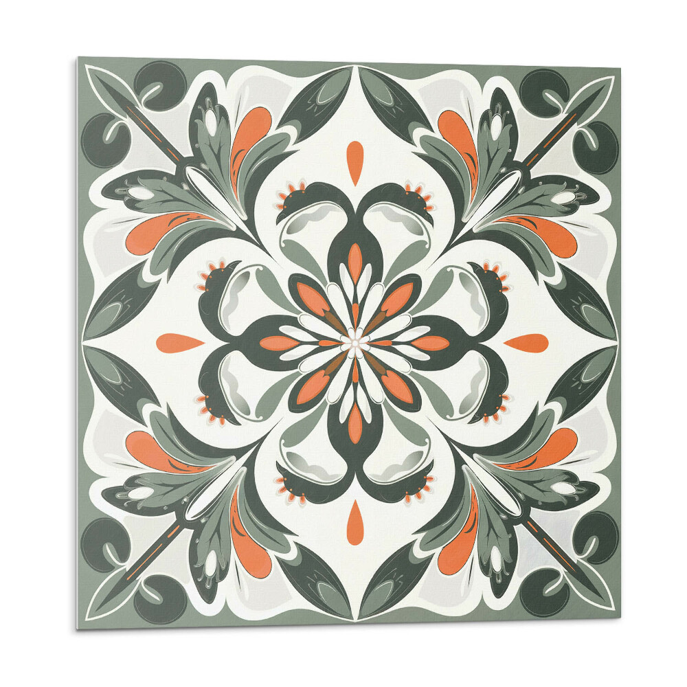 Pvc obklady Kvetinový vzor s listami