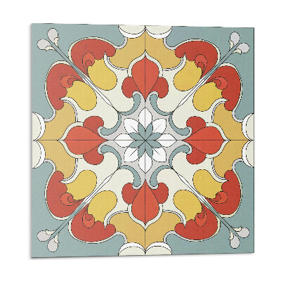 Samolepiace pvc obklady Kvetinový vzor mandaly