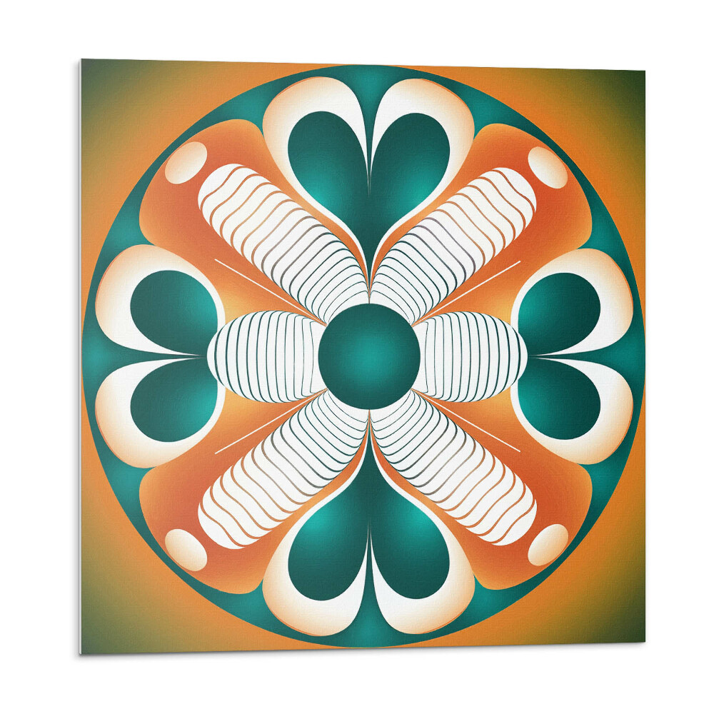 Pvc obklady Kvetinový symetrický vzor