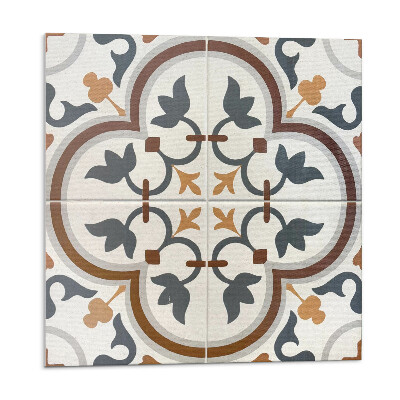 Pvc obklady Kockovaný kvetinový vzor