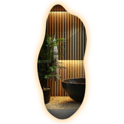 Dekoratívne zrkadlo s LED osvetlením