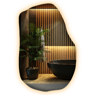 Organické zrkadlo s led osvetlením