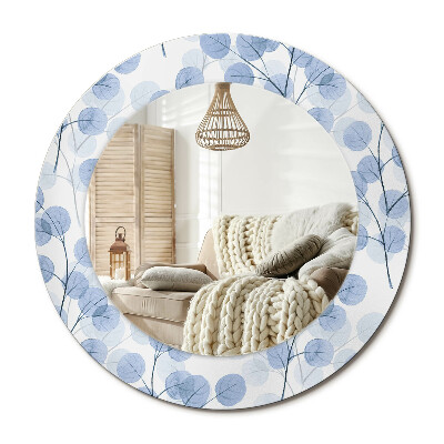 Obdĺžnikové dekoračné zrkadlo Vetvy listy