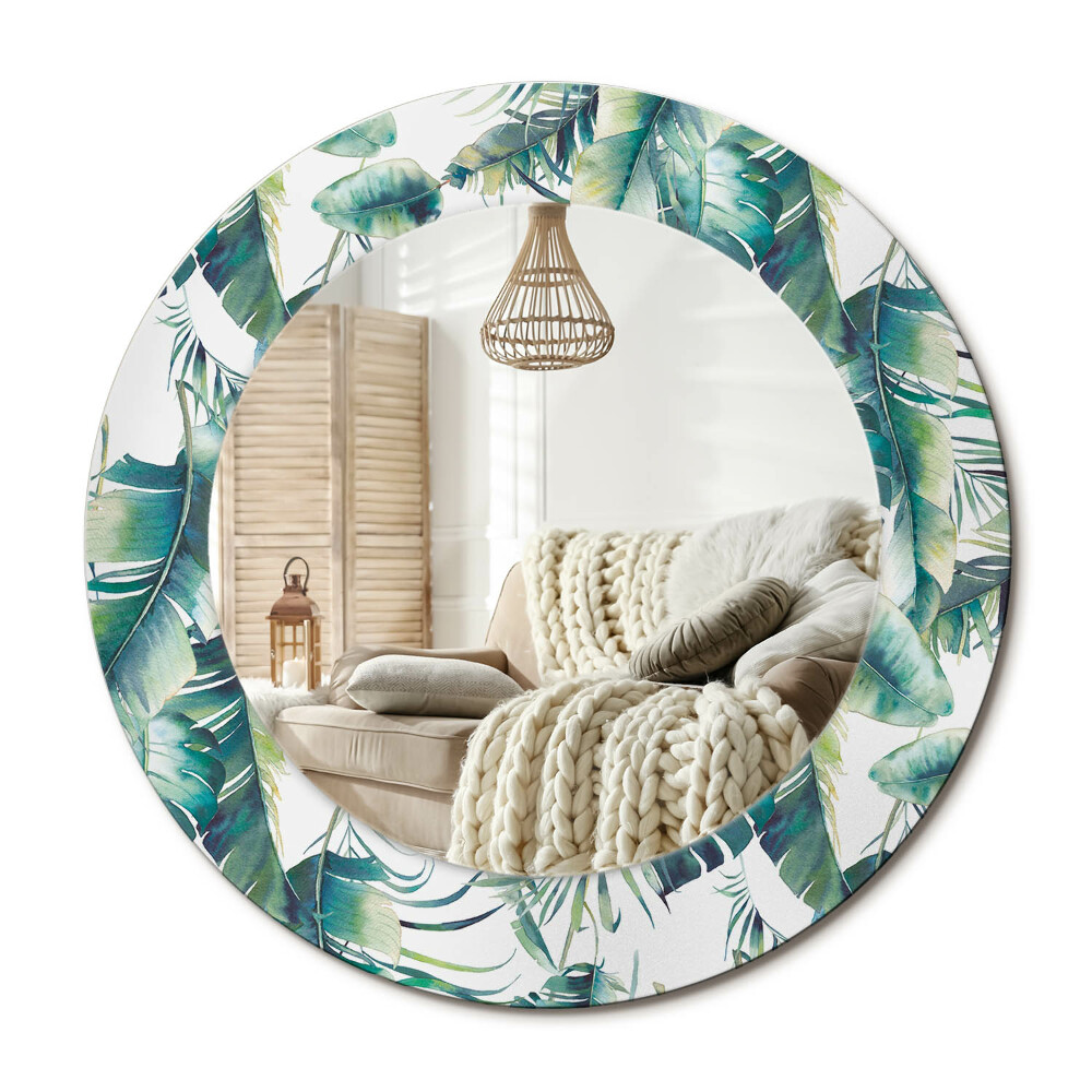 Dekoračné zrkadlo na stenu Listy