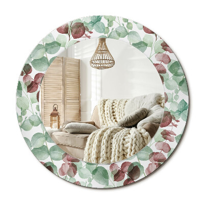 Obdĺžnikové dekoračné zrkadlo Eukalyptus