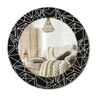 Dekoračné zrkadlo na stenu Geometrický vzor