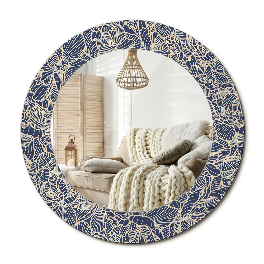 Dekoračné zrkadlo na stenu Kvety