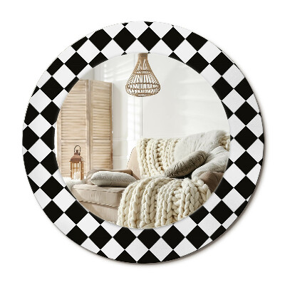 Dekoračné zrkadlo na stenu Šachový stôl