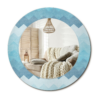 Dekoračné zrkadlo na stenu Modrá šípka