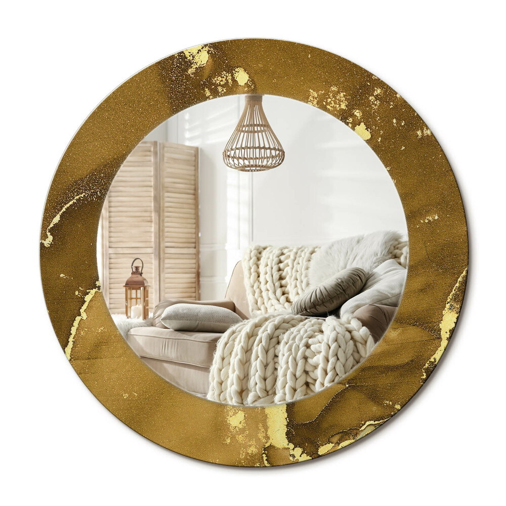 Obdĺžnikové dekoračné zrkadlo Kovové víry