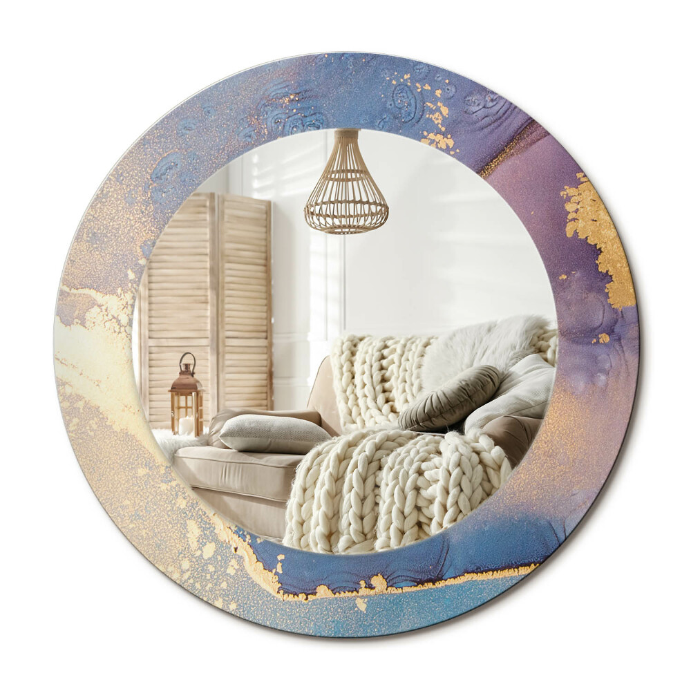 Obdĺžnikové dekoračné zrkadlo Mramorový kameň