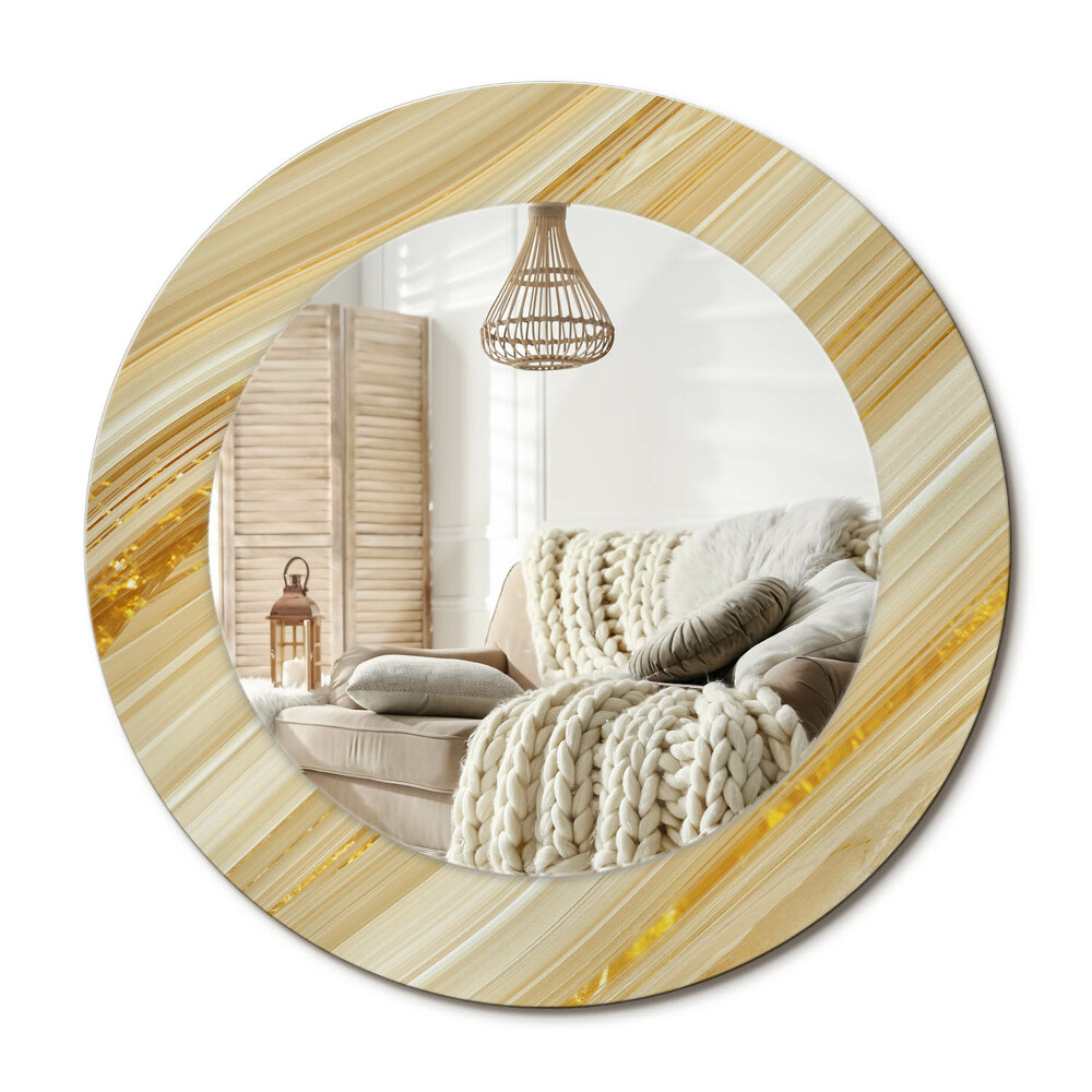 Zrkadlo s rámom s potlačou Abstraktný vzor