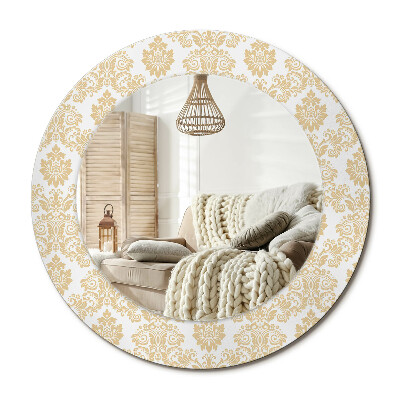 Obdĺžnikové dekoračné zrkadlo Barokový vzor