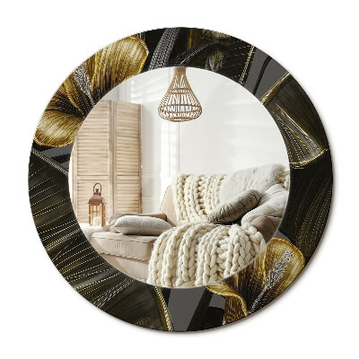 Obdĺžnikové dekoračné zrkadlo Kvety ibišteka