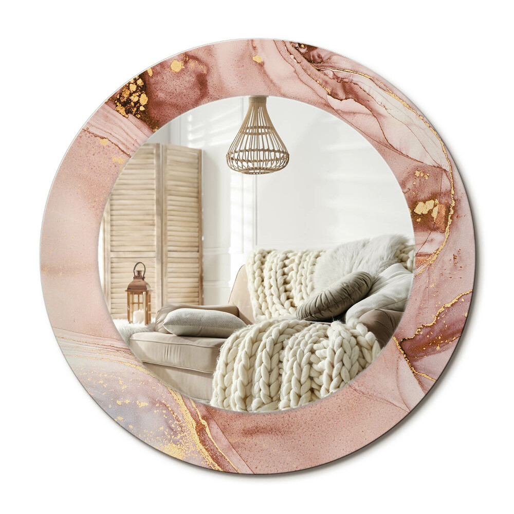 Dekoračné zrkadlo na stenu Abstraktné fluidum