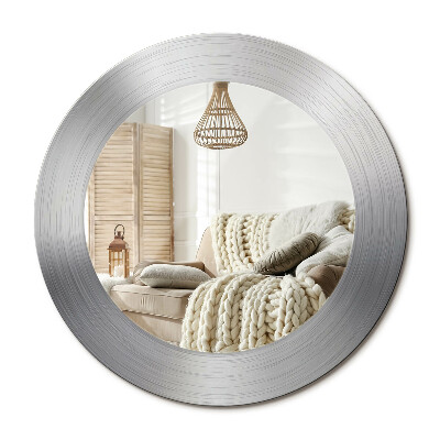 Zrkadlo s rámom s potlačou Imitácia kovu